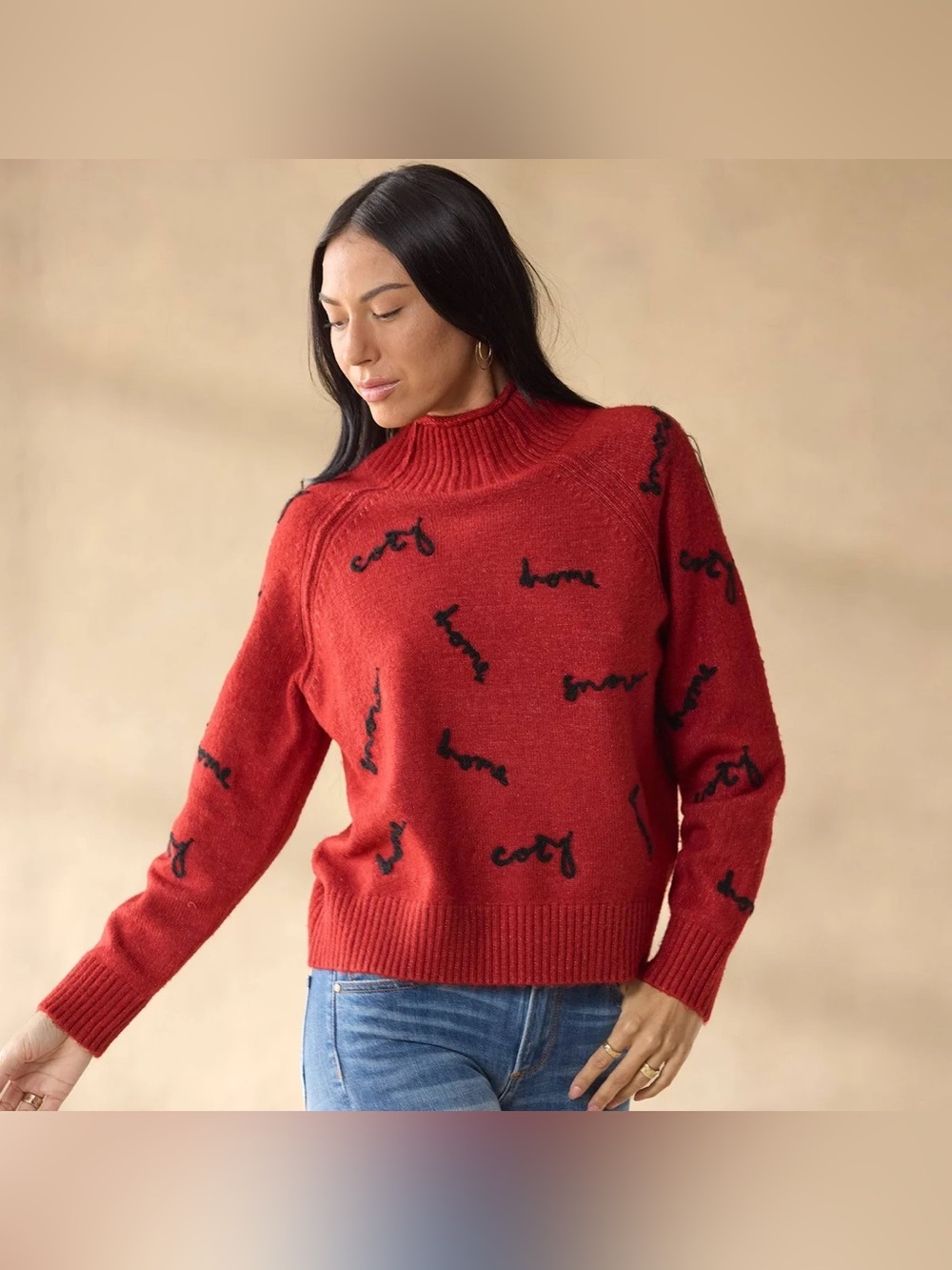 EUC – Sundance – Cozy Hour Sweater – Red – Large